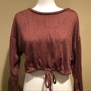 Long Sleeve Crop Top